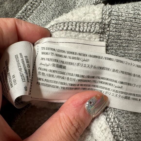 Abercrombie: Gray Super Thick Hoodie - Picture 9 of 10